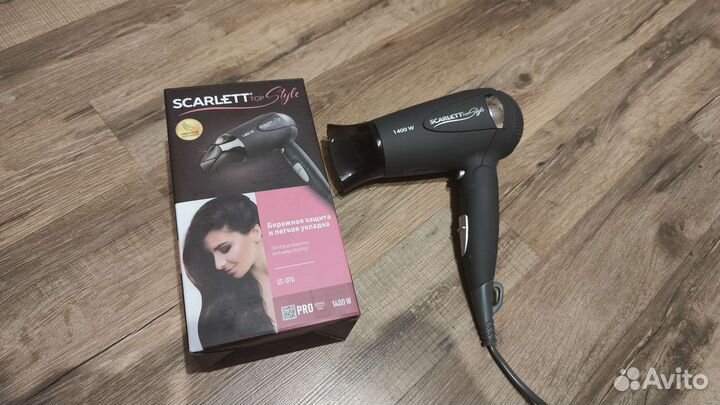 Складной фен scarlett top style sc-074