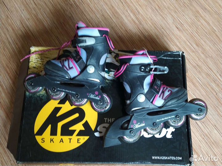 Роликовые коньки детские раздвижные