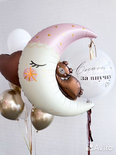 Воздушные шары на выписку из роддома
