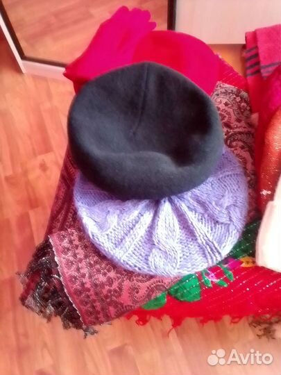 Шапки, береты, палантины, платки
