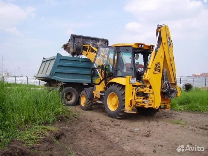 Услуги Экскаватора погрузчика JCB