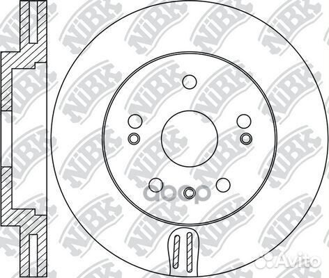 Диск торм. пер. MB GLE (C262) 15, ML(W164) 11