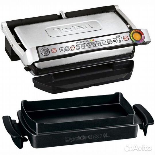 Умный электрогриль Tefal Optigrill + XL GC724D12 c