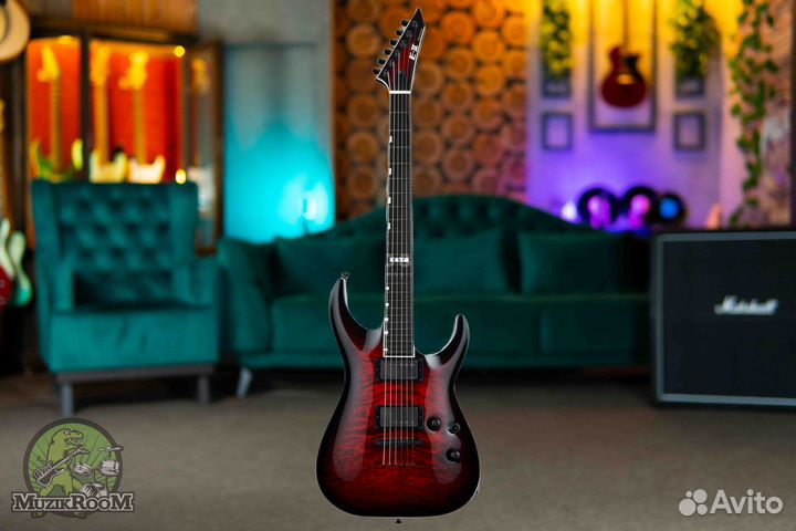ESP E-II Horizon NT-II See Thru Black Cherry
