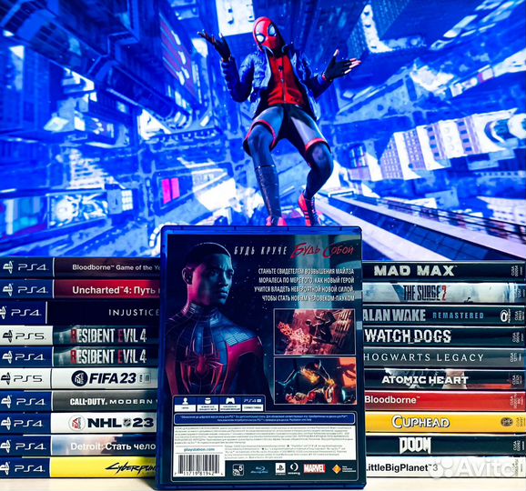 Игра Человек Паук: Майлз Моралес на PS4