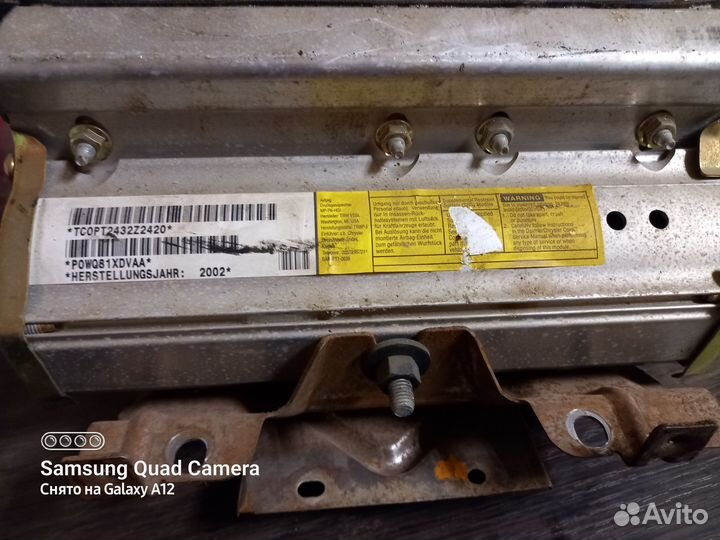 Подушка безопасности пассажира dodge neon