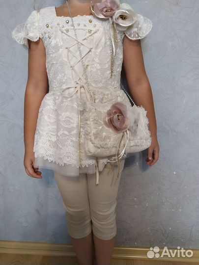 Костюм для девочки праздничный нарядный