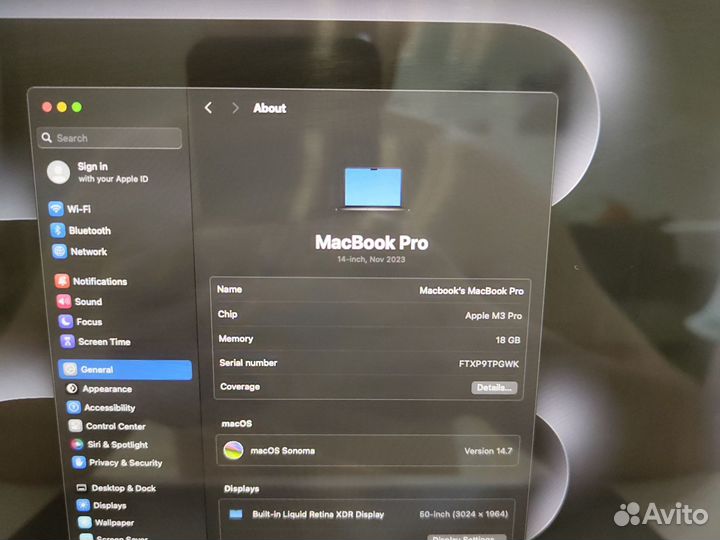 MacBook pro m3 18Gb