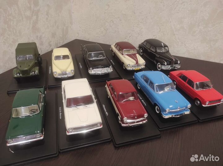 Модели автомобилей СССР коллекция