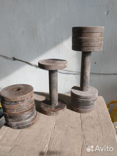 Гантели наборные СССР