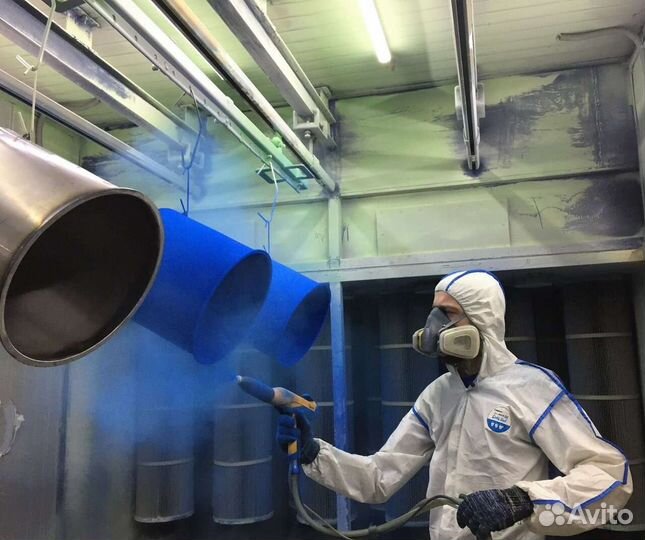 Порошковая покраска, 6ти метровая печь
