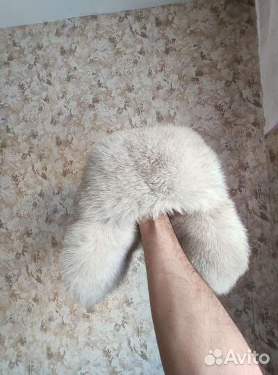 Шапка мужская, песец