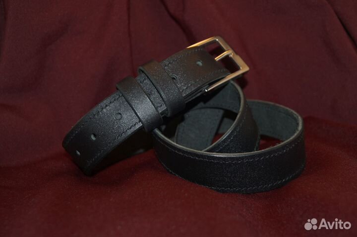 Кожаный ремень ручной работы
