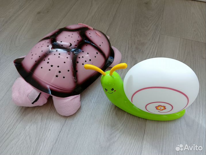 Проектор Черепаха и ночник Улитка