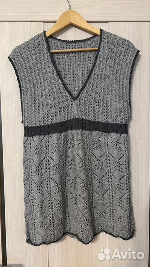 Безрукавка вязанная