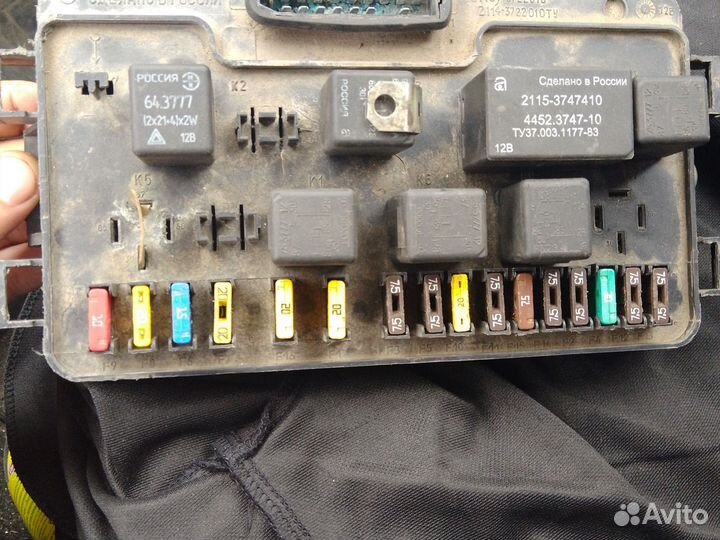 Блок предохранителей ваз 2115