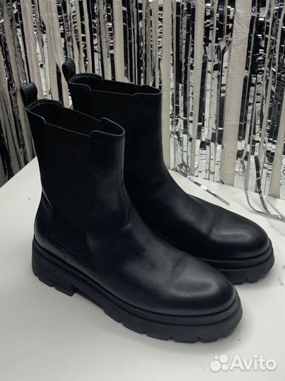 Кожаные ботинки H&M 41,5-42