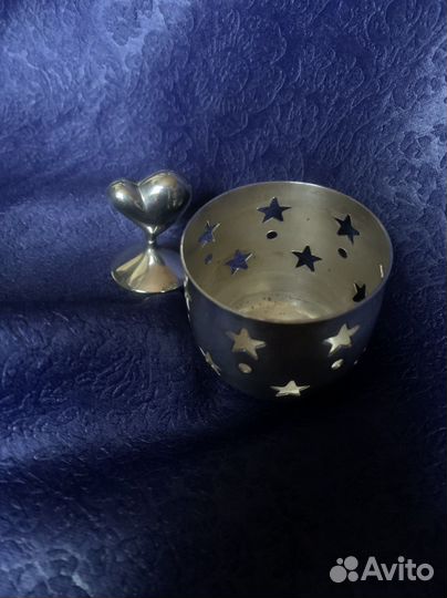 Подсвечник мельхиор