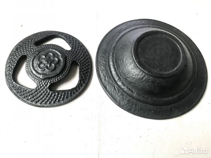 Чугун СССР Редкая Пепельн нло С Крышкой Куса Касли