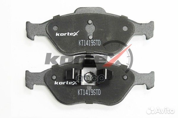 Колодки тормозные дисковые перед KT1419STD kortex