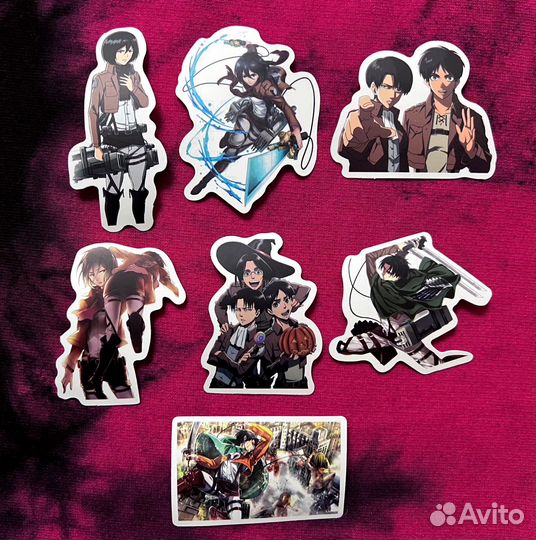 Наклейки аниме