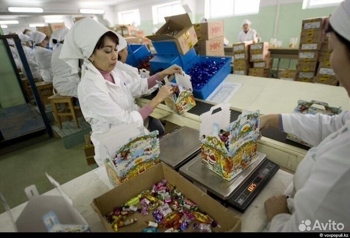 Вахта упаковщик кондитерский завод в Москве
