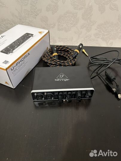 Внешняя звуковая карта behringer umc 204 hd