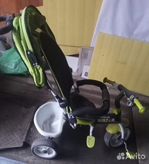 Продам детский велосипед 3-колесный с ручкой