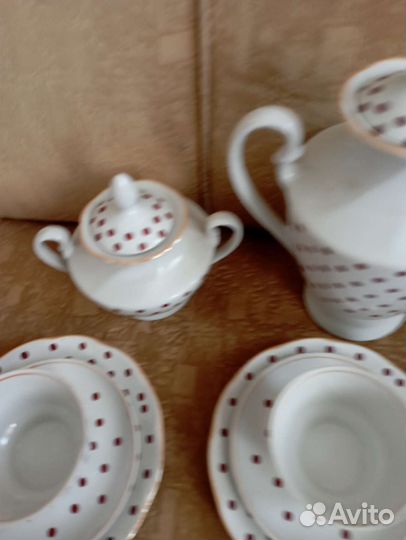Чайно кофейный сервиз рига