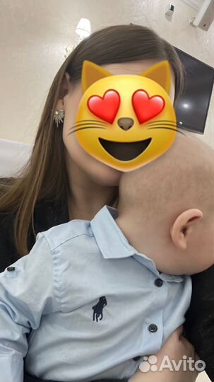 Боди рубашка для новорожденных мальчиков