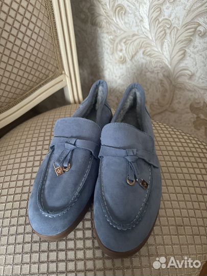 Мокасины с мехом