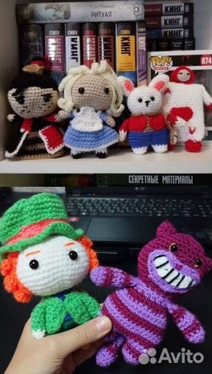 Вязаные куклы, игрушки