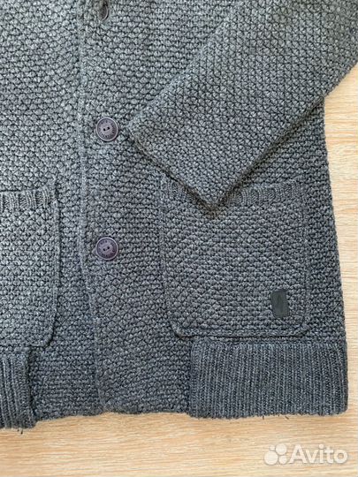 Кардиган на пуговицах мужской серый MCS (L)