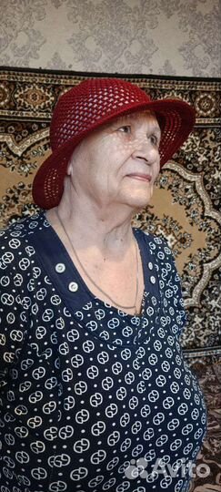 Шляпа вязаная лето