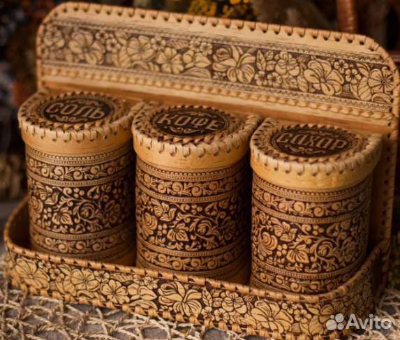 Берестяные изделия