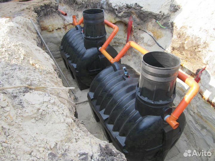 Септик био Евролос 8 переливной