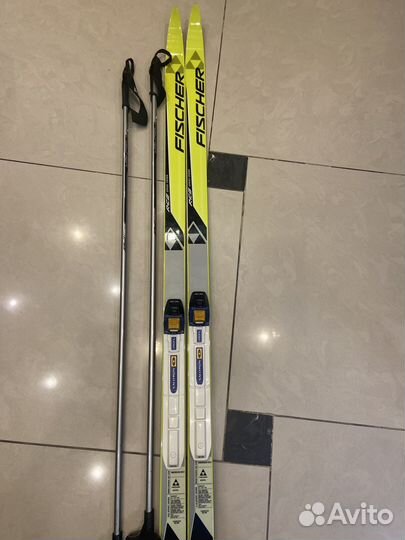 Лыжи беговые fisher 160 см