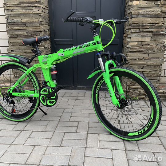 Складной двухподвесной велосипед 24 колеса