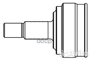 ШРУС nissan almera N16 1.5 03-11 нар. +ABS 8411