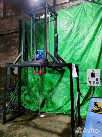 Диссольвер 4кВт винтовой импеллер