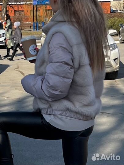 Норковая куртка. Шуба норка. Жилетка