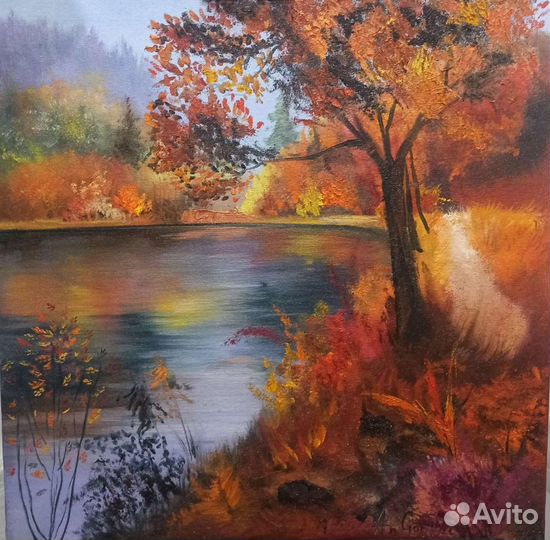 Картина маслом пейзаж