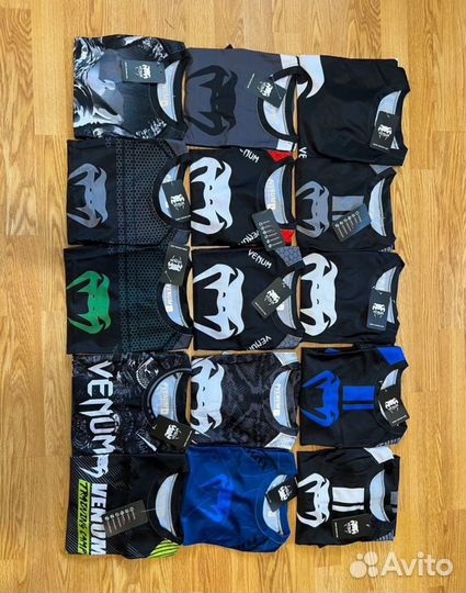 Детский рашгард для занятий мма от бренда Venom