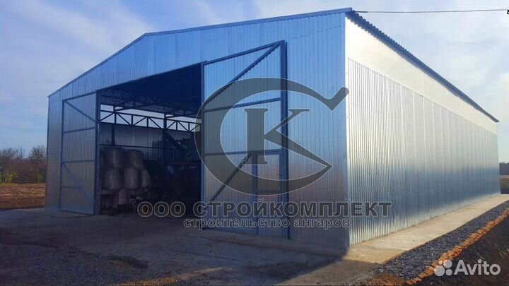 Строительство ангаров, навесов, фермы и колонны