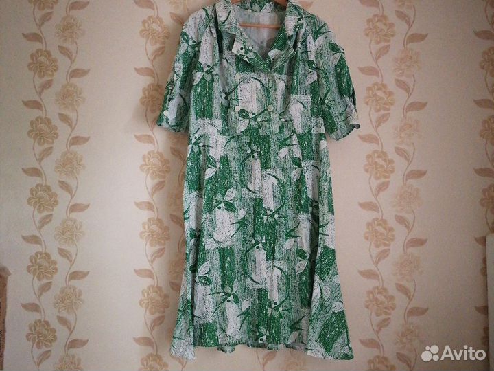 Женственное летнее платье СССР 54-56