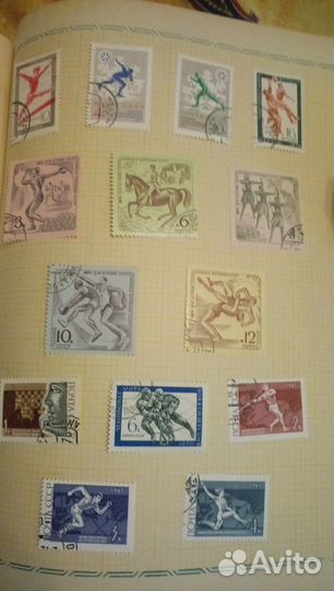 Марки Тематический Альбом СССР и Польша