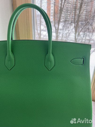 Сумка Hermes Birkin 40 vert vertigo