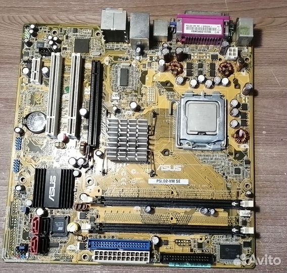 Материнская плата asus p5ld2-vm se