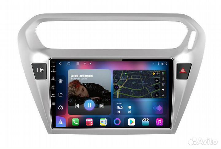 Штатная магнитола для Citroen и Peugeot Android
