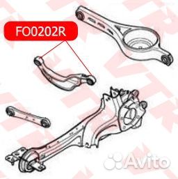 Полиуретановый сайлентблок поперечного рычага задн
